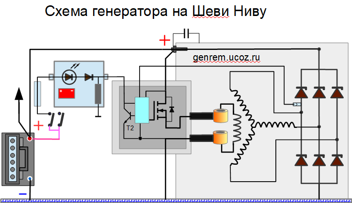 Схема Нива шевроле B-Circuit